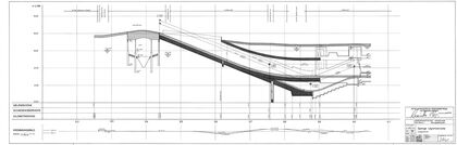 Längsschnitt Spange Legionsbrücke, A 299/214